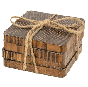 Wood Coaster Tea Coffee & Cold Beverages Handmade Natural Wood Coaster Wholesale Wood Coaster - Product Image 1