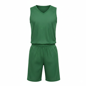 Uniforme Profesional de Baloncesto para Equipo, Personalizado, Transpirable, 100% Secado Rápido, Cuello Redondo, Sin Mangas, Conjunto Premium - Product Image 1