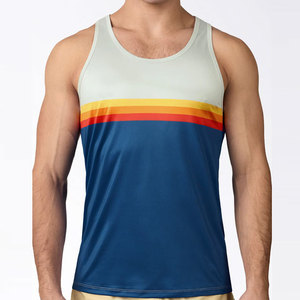<b>Slim</b> Fit Custom Stretchable Reflective New Arrival Sleeveless Muscle Fit Tank Top Hot Selling Summer Wear Trendy Tank Top - Product Image 5