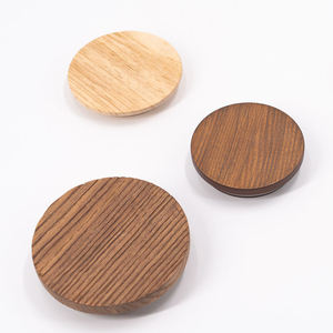 Ensemble de couvercles en bambou, ronds, carrés, hexagonaux, réutilisables, en bois, pour bocaux et bouteilles en verre, style moderne, couvercles jetables - Product Image 2