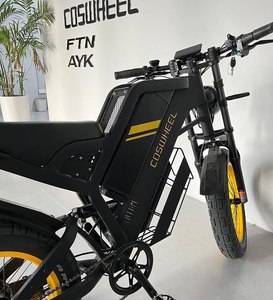 VTT électrique COSWHEEL GT20 Pro à double moteur pour adulte, 48V 25+15Ah, double batterie, double suspension, pneus larges 20 pouces, tout-terrain - Product Image 5