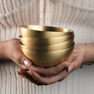 Cuencos de latón de la mejor calidad para eventos y recepciones de bodas con diseño antiguo. - Product Image 5