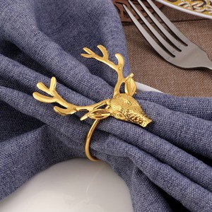 Polished Metal <b>Napkin</b> Ring Set Stylish Serviette Holder for Restaurant Dining <b>Wedding</b> Party Banquet and Home Decor - Product Image 5