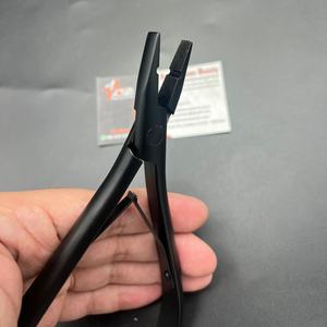 Pinza de Acero Inoxidable para Microperlas, Pinza Profesional Multifuncional de un Solo Orificio para Extensiones de Cabello, Herramienta Personalizada para el Cabello - Product Image 5