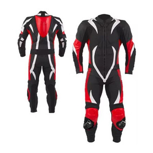 Traje de Motociclismo Personalizable, Transpirable, Resistente al Viento, de Cuero Genuino, de Alta Calidad, para Todas las Temporadas - Product Image 2