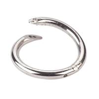 Cincin Hidung Sapi Stainless Steel Veteriner, Dapat Digunakan Kembali, Dapat Disesuaikan, 5mm, Model BNR 04, untuk Pengendalian Ternak Sapi