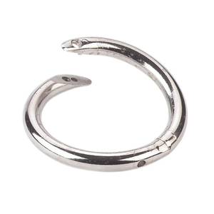 Anneau de nez réglable réutilisable en acier inoxydable pour bétail, modèle BNR 04, 5 mm, poli, pour le contrôle du bétail - Product Image 6