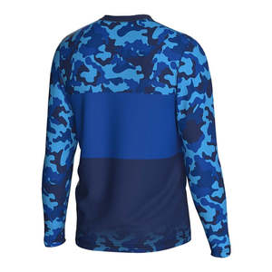 เสื้อตกปลาแบบยูนิเซ็กซ์ MOQ ต่ำ กันน้ำ แขนยาว คอกลม ระบายอากาศได้ดี พร้อมลายพิมพ์แบบซับลิเมชั่น - Product Image 6