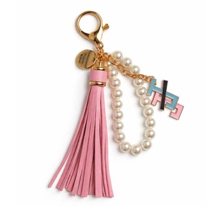 Breloque de sac Jack and Jill, pendentif doré, accessoire de sac élégant, breloque décorative, bijou de sac à main raffiné, accent de mode - Product Image 1