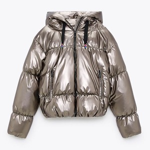 Vestes matelassées pour hommes, style tendance, logo personnalisé, fermeture éclair, coupe-vent, manches longues, fabrication sur mesure. - Product Image 4