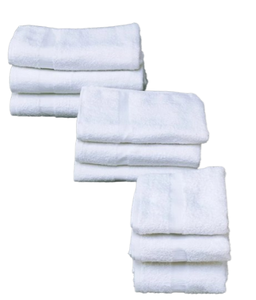 White Color <b>Towel</b> Plain Ultra Soft Skincare Surgical Clinic Medical Grade Hospital Cotton <b>Microfiber</b> Terry Spa <b>Towels</b> Breathable - Product Image 6