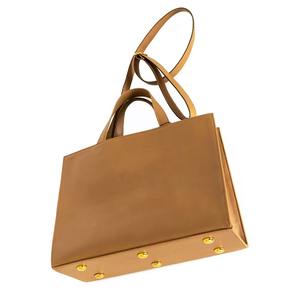 Custom Fashion Designer PU Leather Unisex Casual <b>Tote</b> Bags with Zipper Closure Waterproof Removable Strap - Product Image 6