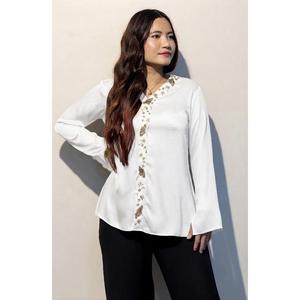 Camisa de Manga Larga para Mujer, a la Moda, Tejido Suave y Transpirable para la Elegancia Diaria, Compre Directamente del Proveedor - Product Image 1