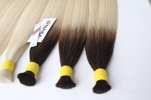 Cabello humano vietnamita de alta calidad Cabello humano a granel Genius trama cabello humano recto - Product Image 6