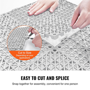 Non Slip <b>Waterproof</b> <b>Mat</b> Drain Pool Shower Bath Kitchen Cushion Tiles for Wet Areas - Product Image 2