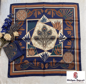 Tela de satén estampada para bufandas, diseño personalizado, fabricante OEM ODM con servicio de etiqueta privada para eventos de promoción de moda y regalos. - Product Image 6