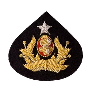 Insignias de Alta Calidad al por Mayor, Insignias Bordadas a Mano Personalizadas, Insignias de Tela de Sarga para Uniformes, Insignias Bordadas para Blazers - Product Image 1