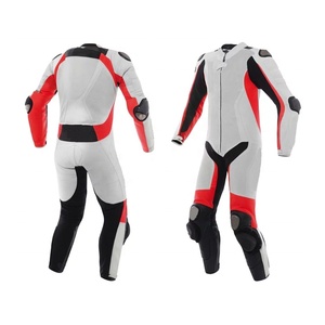 Combinaisons de course confortables et respirantes en cuir de vachette avec logo personnalisé, 1 et 2 pièces OEM ODM - Product Image 6