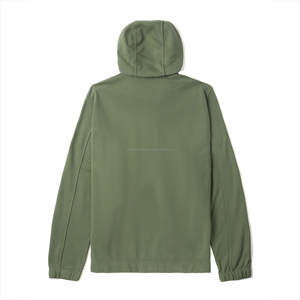 Sudadera con Capucha de Felpa Gruesa de Algodón de Alta Calidad con Media Cremallera y Bolsillo en el Pecho, Personalizada de Fábrica, 600 gsm, con Cotización - Product Image 6
