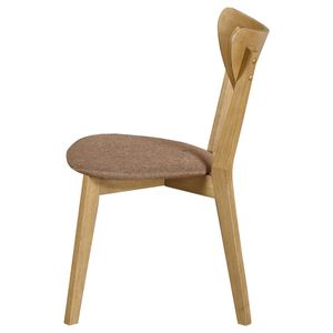 Juego de 2 Sillas de Comedor de Madera de Nogal Claro Carson - Product Image 6