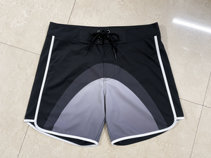 Custom Black Gray Men’s <b>Surf</b> Board Shorts Quick Dry Swim Trunks Sublimation Printed Beach Water Sports Shorts OEM ODM Supplier - Product Image 6