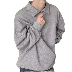 Sweat à capuche d'hiver pour homme, logo personnalisé imprimé, molleton de coton écologique, streetwear oversize, service OEM - Product Image 5