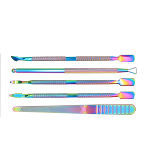 Ergonomic Stainless Steel OEM ODM Service High-Precision Multi-Function Nail Cleaner and Cuticle Pusher Salon Quality <b>Tools</b> - Product Image 1