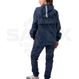 Conjunto Deportivo Personalizado para Hombre, Chaqueta Cortavientos de Nailon y Poliéster, Pantalones Deportivos de Dos Piezas con Cierre, Tejido Suave y Texturizado - Product Image 4