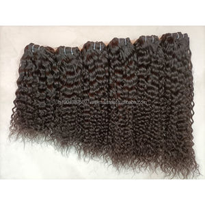 Vente en gros de cheveux vierges Remy cambodgiens indiens non transformés vietnamiens, faisceaux alignés de cuticules, styles de vagues lâches profondes - Product Image 4