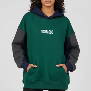 Nueva llegada, sudadera con capucha de manga larga con logotipo personalizado impreso para la temporada de invierno, MOQ bajo, sudaderas con capucha para mujer a precio de mayoreo OEM - Product Image 1