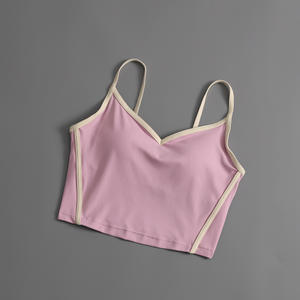 Ensemble court de sport sans dos pour femme, 4 pièces, pour gym, fitness, yoga, tenue de sport active, vêtements d'entraînement, ensembles de leggings - Product Image 3