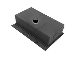 THCSS-0490 Handmade Stainless Steel Kitchen Sink, Single Bowl, Large Basin, Soundproof Design, Noise-Reduction <b>Pads</b> - Product Image 4