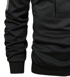 Men's Casual Sports Track Suit Terry Fabric 100% Cotton Quick Dry 300g Multi Pocket Customized Hooded Two-Piece Set Winter - Product Image 6