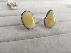 Wholesale New Real Crystal <b>Ring</b> Yellow <b>Opal</b> Handmade Jewelry Adjustable Premium Quality Natural Gemstone <b>Rings</b> <b>for</b> <b>Men</b> Women - Product Image 3