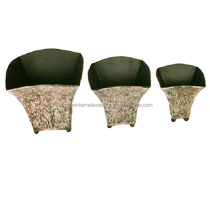 Juego de 3 piezas de macetas de flores decorativas de Metal para jardín de casa para restaurante, accesorios de maceta Floral decorativa para jardín - Product Image 3