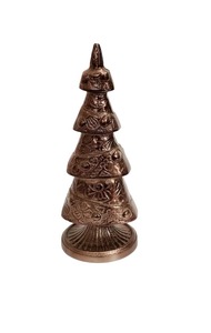 <b>Artificial</b> Aluminum Spruce <b>Christmas</b> <b>Tree</b> Hand Painted Golden Antique Eco-Friendly Tabletop Ornament - Product Image 2
