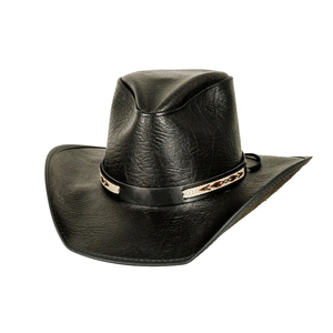 Sombrero de Vaquero de Cuero Unisex, Personalizado, para Deportes al Aire Libre, Estilo Occidental, Ajustable, para Todas las Temporadas, OEM, ODM - Product Image 1