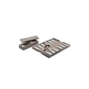 Jeu de backgammon en bois artisanal de qualité supérieure, ensemble de jeux d'échecs pliables portables en bois, jeux de société classiques vintage pour la famille - Product Image 2