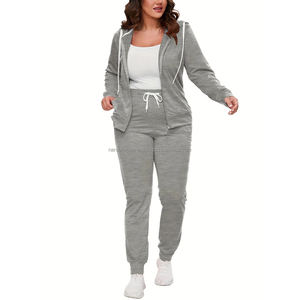 Nardon Apparel Personnalisable FemaleZipper Blank Acid Wash Sweatsuits Jogger Femme Survêtements Cropped Hoodie et Short Set Femmes - Product Image 3
