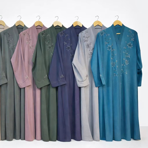 2026 Elegant Dubai Style <b>Abaya</b> with Beautiful Beaded Hand Work Best Selling <b>Abaya</b> Design Ideal for Eid and Party Wear - Product Image 6