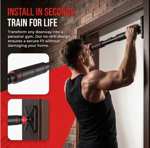 Adjustable Aluminum Alloy Doorway <b>Pull</b> Up <b>Bar</b> Multi Grip Chin Up <b>Bar</b> Punch Free <b>Home</b> Gym Use <b>for</b> Male - Product Image 3