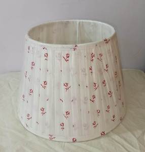 Hot Sale Handmade Scalloped Bottom Tapper Cone Lampshades Pink Linen Anna Fabric E27 Fittings Customized Iron Wire <b>Frame</b> - Product Image 5