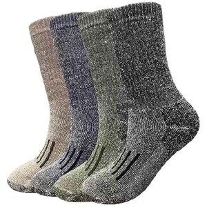 Wholesale Winter Wool/Acrylic Thermal Warm Thick Crew Socks for Men/Women Custom Logo Bulk Cozy Outdoor Anti-Slip Soft - Product Image 3