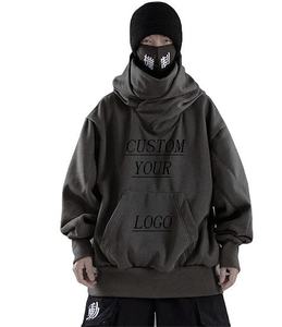 เสื้อฮู้ดดี้ผู้ชายสไตล์นินจา คอสองชั้น ผ้าฝ้าย เทคแวร์ ฮาราจูกุ ฮิปฮอป สตรีทแวร์ - Product Image 3