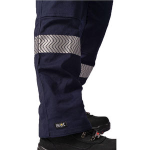 Pantalon de travail haute visibilité OEM en gros, avec poches réfléchissantes, imperméable, de haute qualité - Product Image 4