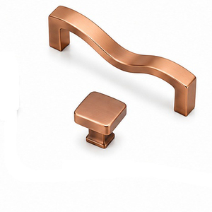 Ensemble de poignées et boutons de meuble en laiton, design minimaliste en barre pour meubles de cuisine, finition durable - Product Image 5