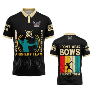 Brand New 2026 Men's Breathable Waterproof Winter Comfortable Polyester Archery <b>Bowling</b> Athletic fit Gaming Jersey - Product Image 4