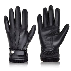 Guantes de equitación Spiritchill Goods con correa de muñeca ajustable, antideslizantes, de cuero sintético, con agarre cómodo y resistentes al calor. - Product Image 1