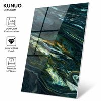 Plaque de marbre UV légère pour panneau mural intérieur de VR, panneau PVC de qualité marine, revêtement de pierre moderne pour yacht de luxe et caravane