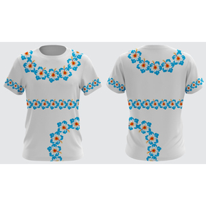 T-shirts décontractés imprimés par sublimation à prix de gros, style polynésien, manches courtes, coupe classique, pour l'été et la plage - Product Image 5